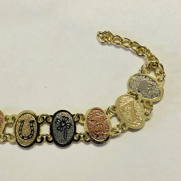 Gold Plated Lucky Charms Bracelet - Picture 5 of 5